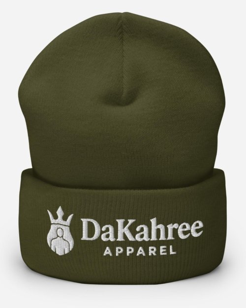 DaKahree: Signature™ – Cuffed Beanie – White